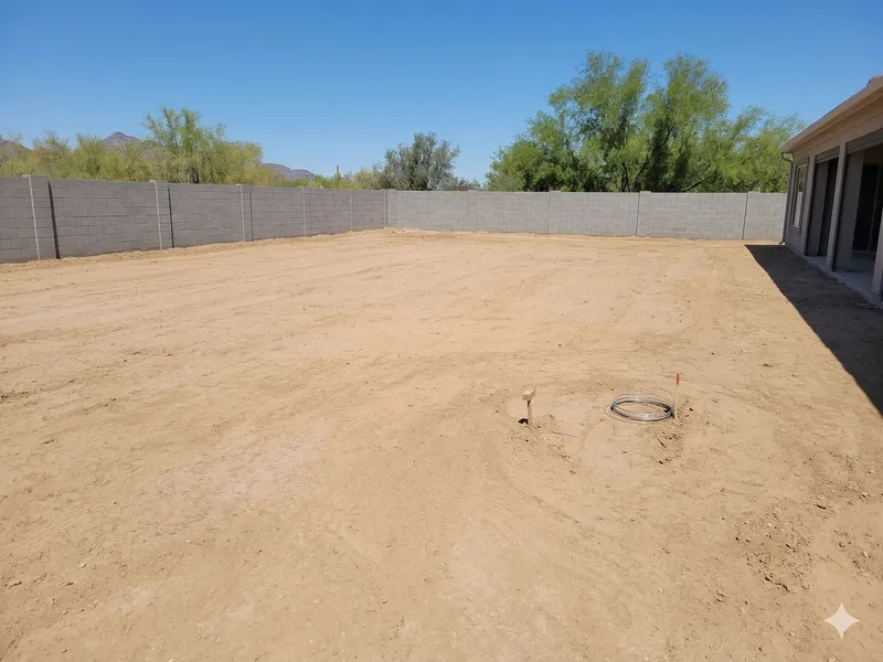 Patio Transformation — before